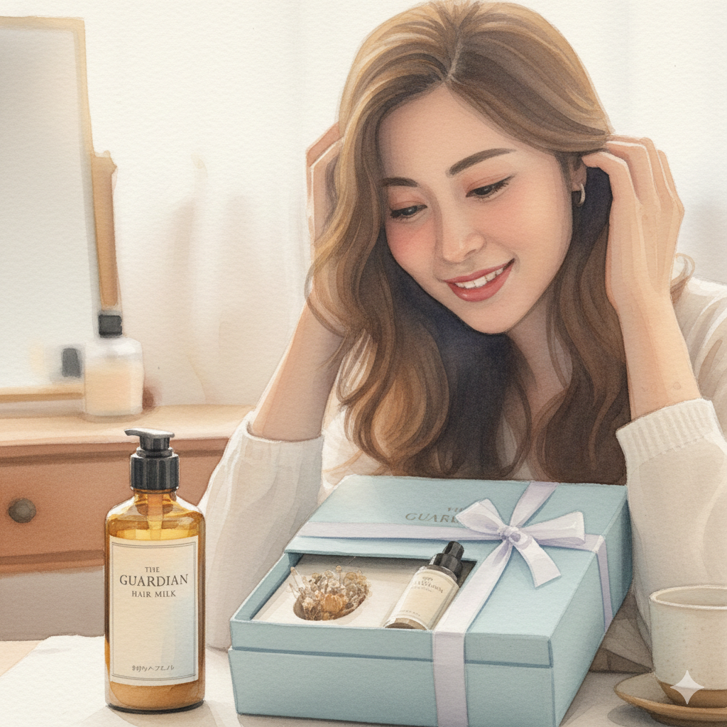 軟毛のあたしが感動。髪がふんわり柔らかくなる『お守りヘアミルク』と、今だけの嬉しいギフト