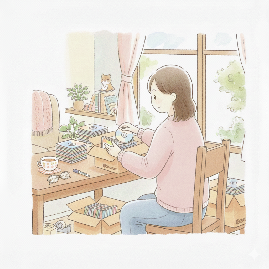 CD・DVD買取「ざうるす」の評判は？古いLDやVHSも売れる理由と宅配買取のメリット