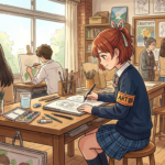 美術部,イラスト作成